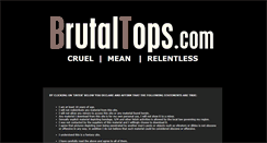Desktop Screenshot of brutaltops.com