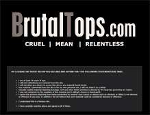 Tablet Screenshot of brutaltops.com